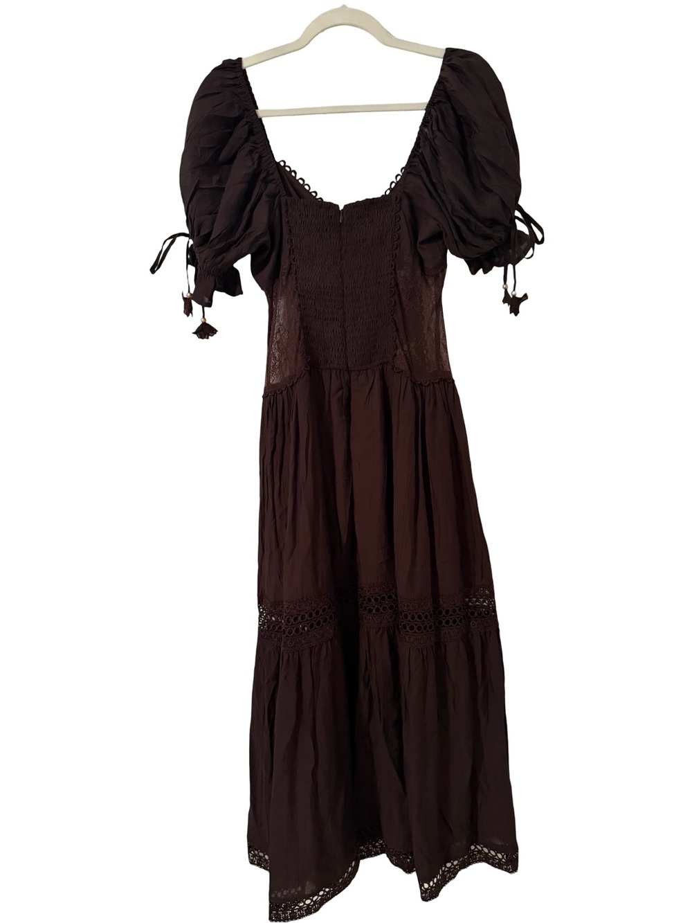 En Saison Peregrine Maxi Dress Chocolate Brown S NWOT - Picture 6 of 14